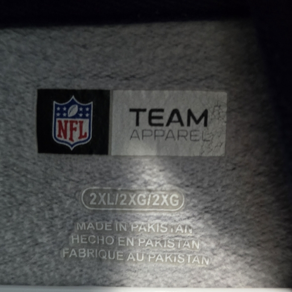 Team Apparel Los Angeles Rams blue and grey hooded sweatshirt size 2XL - Picture 3 of 3